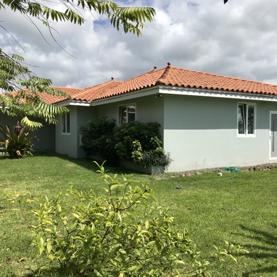 House from entrance road