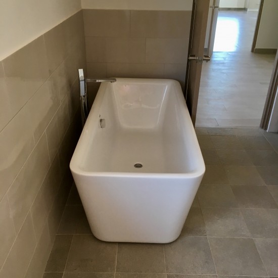 Master bathroom bathtub