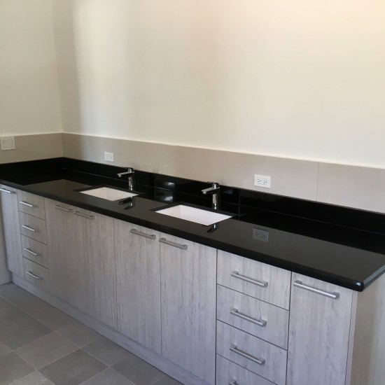 Master bathroom sinks